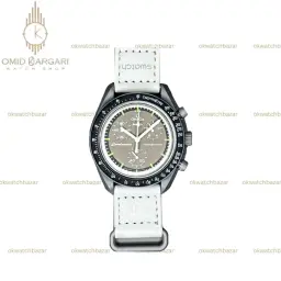 ساعت مچی امگا سواچ ماموریت به عطارد ایندکس سبز Omega x Swatch Mision to the Mercury