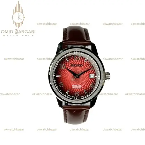 ساعت مچی سیکو پریسیج اتوماتیک صفحه قرمز طرحدار Seiko Presage