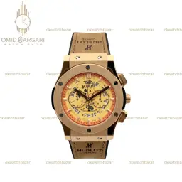 ساعت مچی هابلوت کلاسیک فیوژن کرونوگراف بند شتری صفحه اسکلتون Hublot Classic Fusion