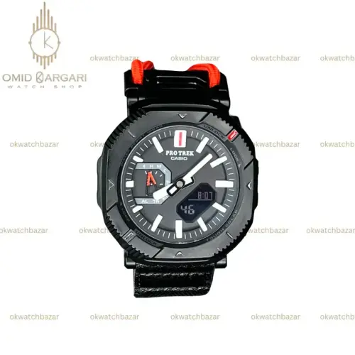 ساعت مچی کاسیو جی شاک پرو ترک قرمز مشکی Casio G-shock Protrek