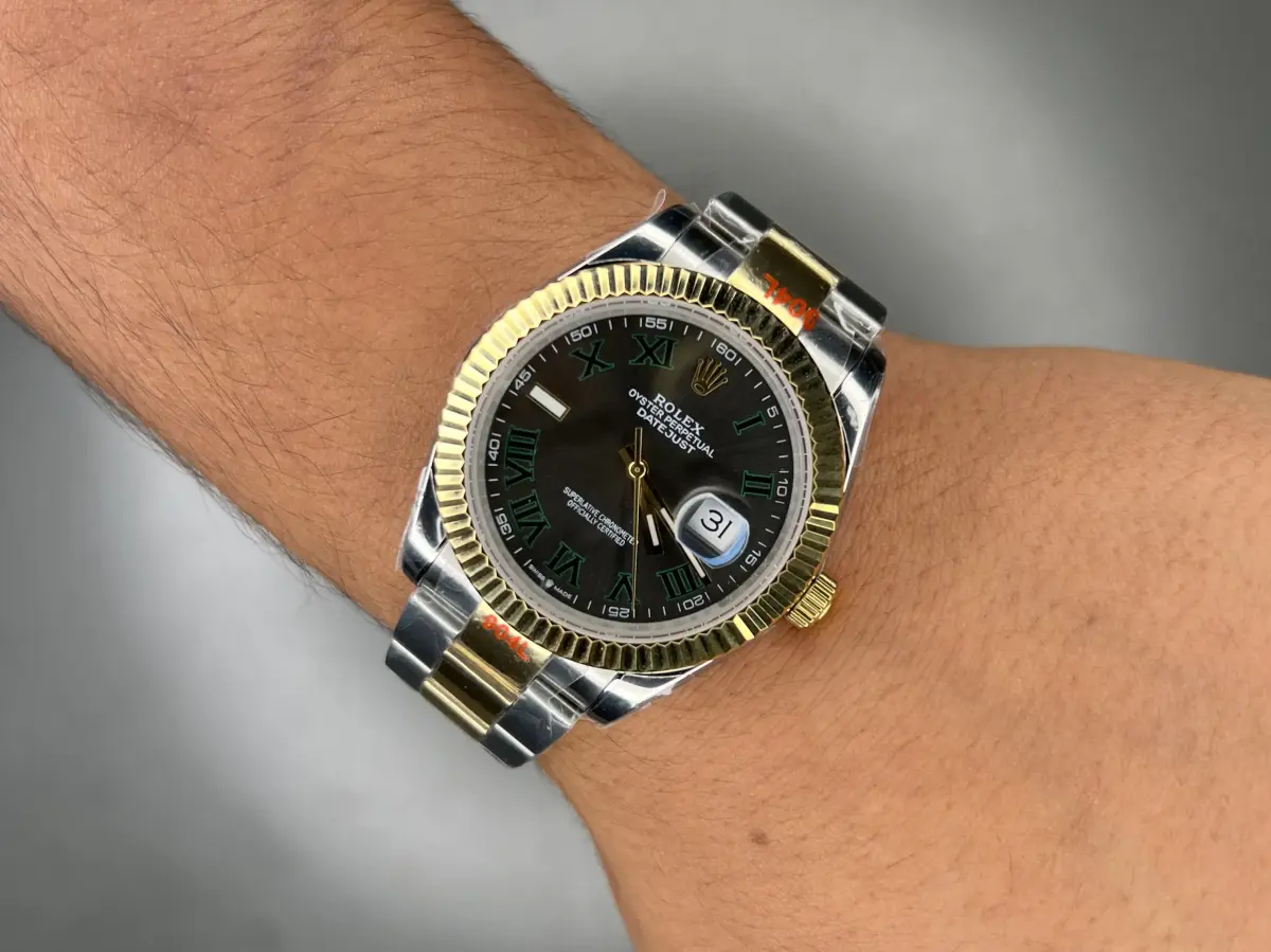 ساعت مچی رولکس ویمبلدون سوئیسی سیلورطلایی اویستر Rolex Wimbledon Datejust