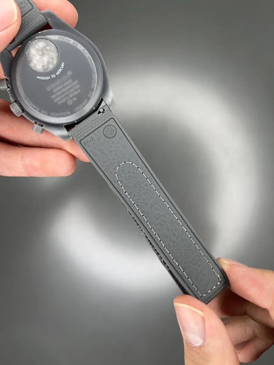 ساعت مچی امگا سواچ بند رابر ماموریت به عطارد Omega x Swatch Mision to the mercury Rubber