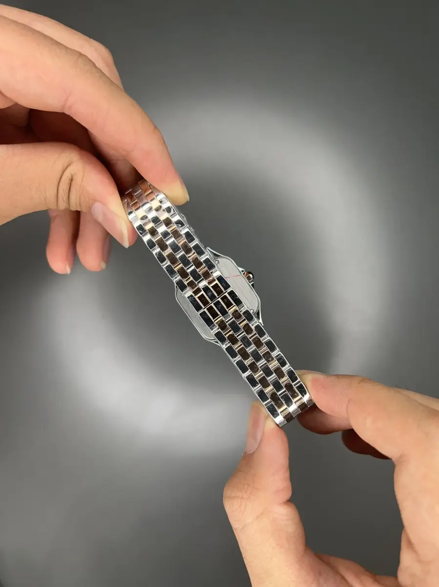 ساعت مچی کارتیه پنتر سیلوررزگلد صفحه سفید Cartier Panthere