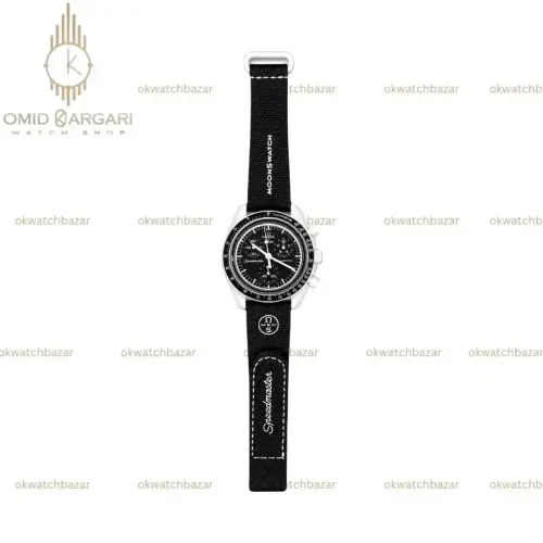 ساعت مچی امگا سواچ بند رابر ماموریت به ماه Omega x Swatch Mision to the Moon Rubber