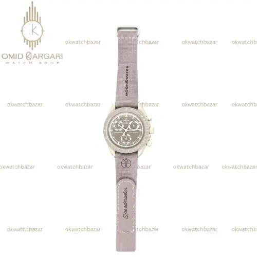 ساعت مچی امگا سواچ بند رابر ماموریت به زمین Omega x Swatch Mision to the earth Rubber