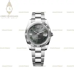ساعت مچی رولکس ویمبلدون سوئیسی بند اویستر سیلور Rolex Wimbledon Datejust