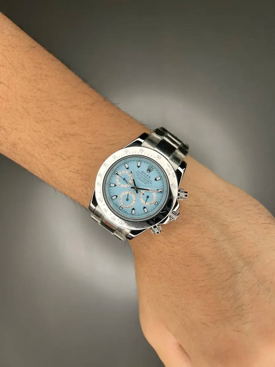 ساعت مچی رولکس دیتونا سیلور صفحه تیفانی Rolex Daytona