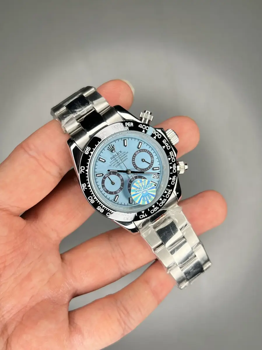 ساعت مچی رولکس دیتونا سیلور صفحه تیفانی بزل مکشی Rolex Daytona
