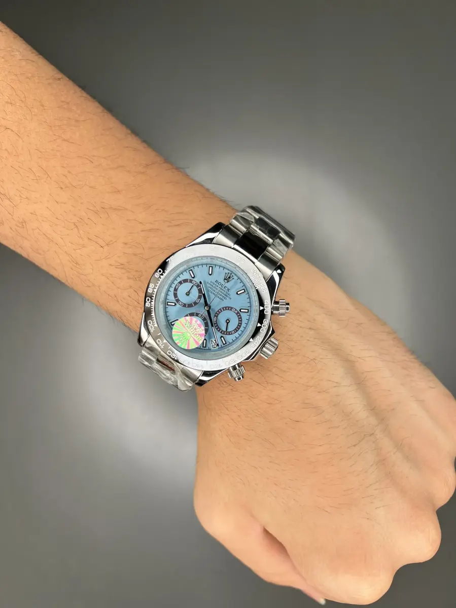 ساعت مچی رولکس دیتونا سیلور صفحه تیفانی بزل مکشی Rolex Daytona