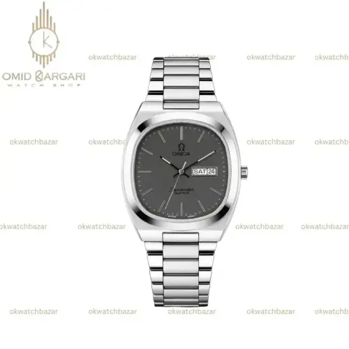 ساعت مچی امگا سیمستر نوستالژی بند سیلور صفحه طوسی Omega Seamaster