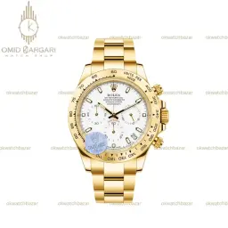 ساعت مچی رولکس دیتونا طلایی صفحه سفید Rolex Daytona