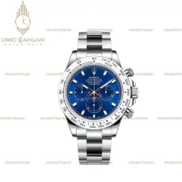 ساعت مچی رولکس دیتونا سیلور صفحه سرمه ای Rolex Daytona