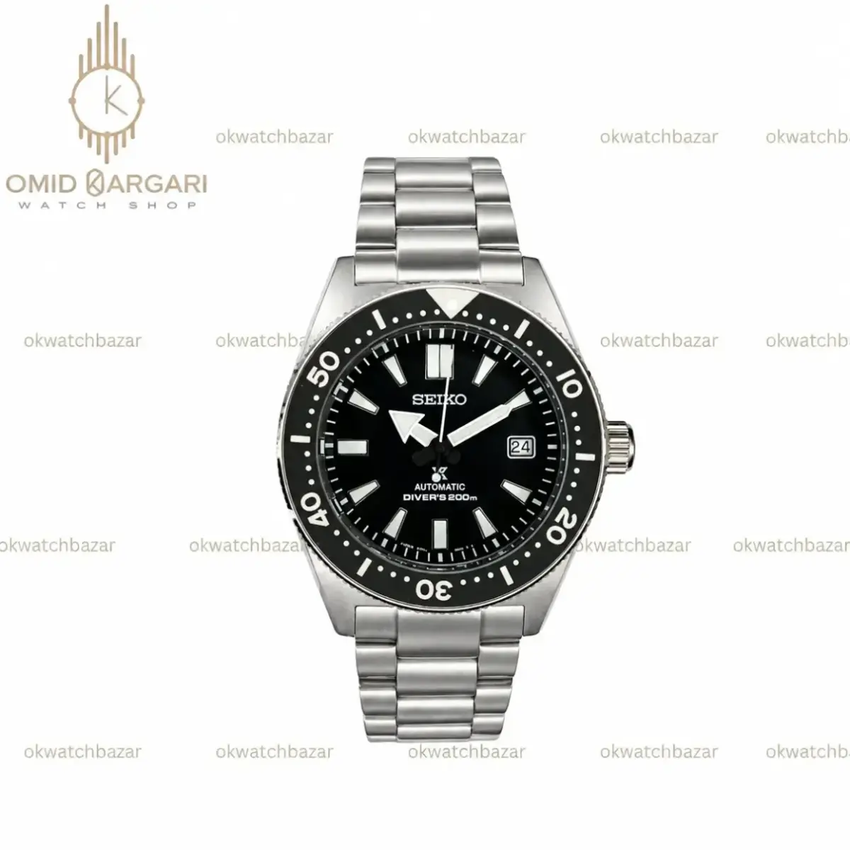 ساعت مچی سیکو پادی صفحه مشکی Seiko Padi