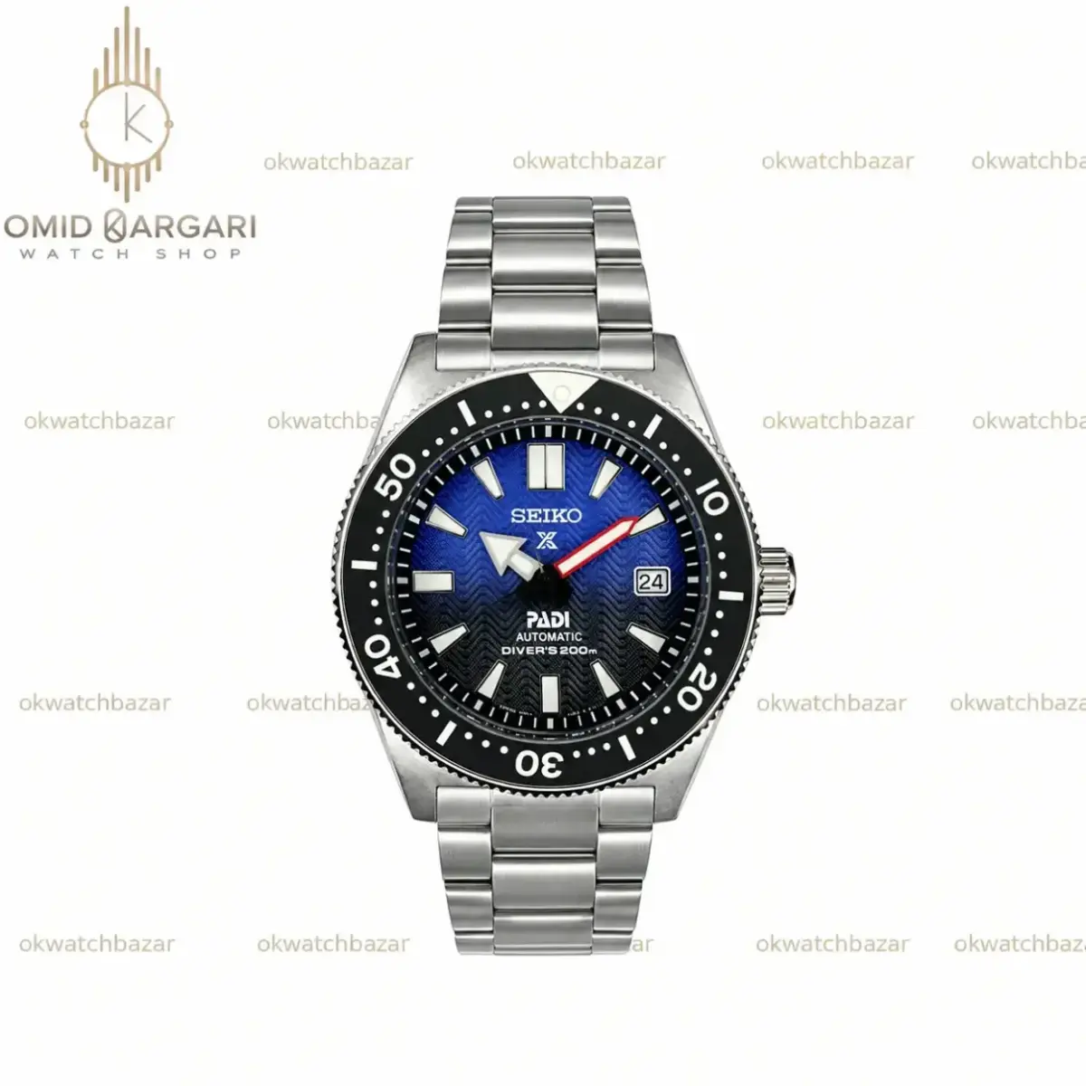 ساعت مچی سیکو پادی صفحه مشکی سرمه ای Seiko Padi