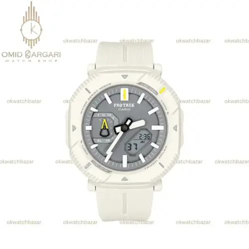 ساعت مچی کاسیو جی شاک پروترک بند رابر کرم Casio G-shock Protrek PRJ-B001-7