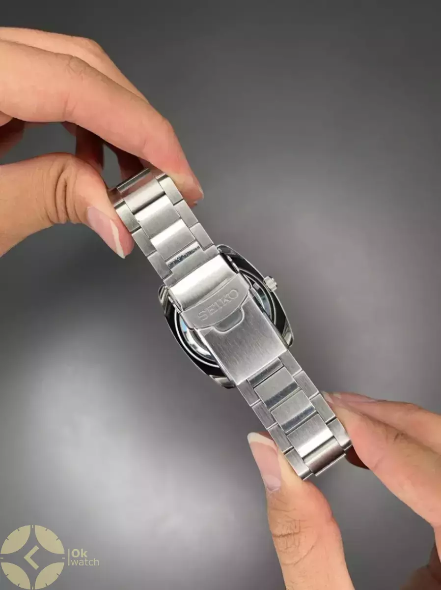 ساعت مچی سیکو دو تقویم بند سیلور صفحه سبز Seiko