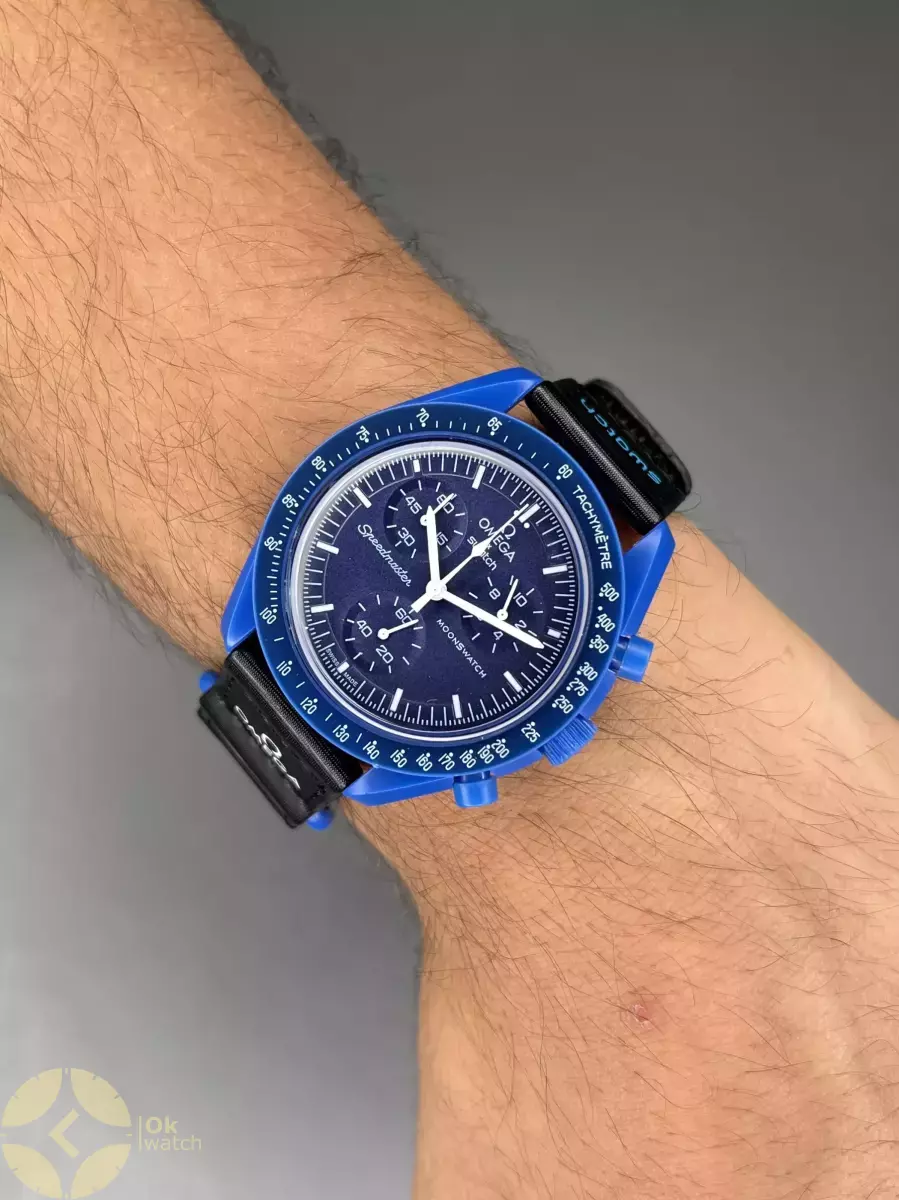 ساعت مچی امگا سواچ ماموریت به نپتون Omega x Swatch Mision to the Neptune