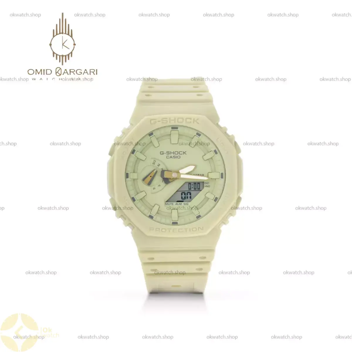 ساعت مچی کاسیو جی-شاک پسته ای Casio G-Shock