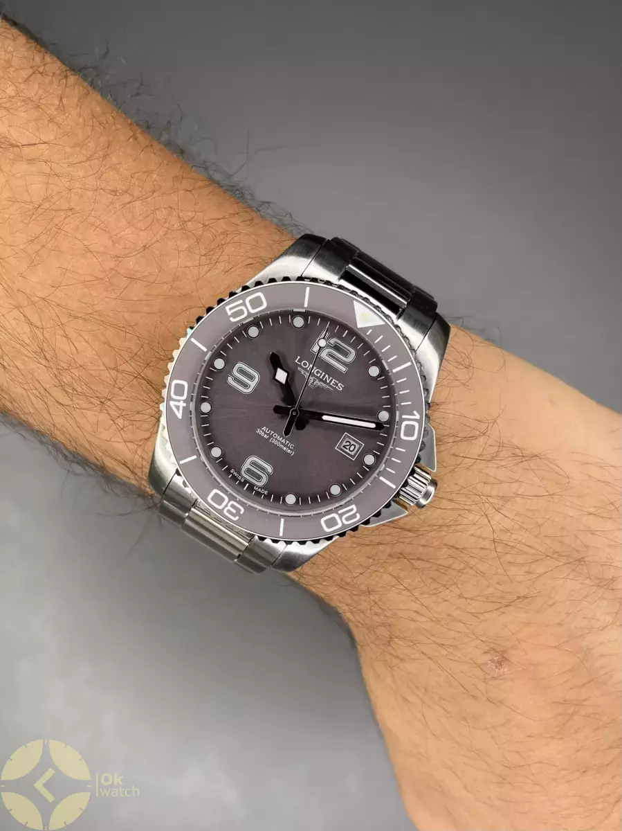 ساعت مچی لونژین اتوماتیک بند سیلور صفحه شکلاتی Longines