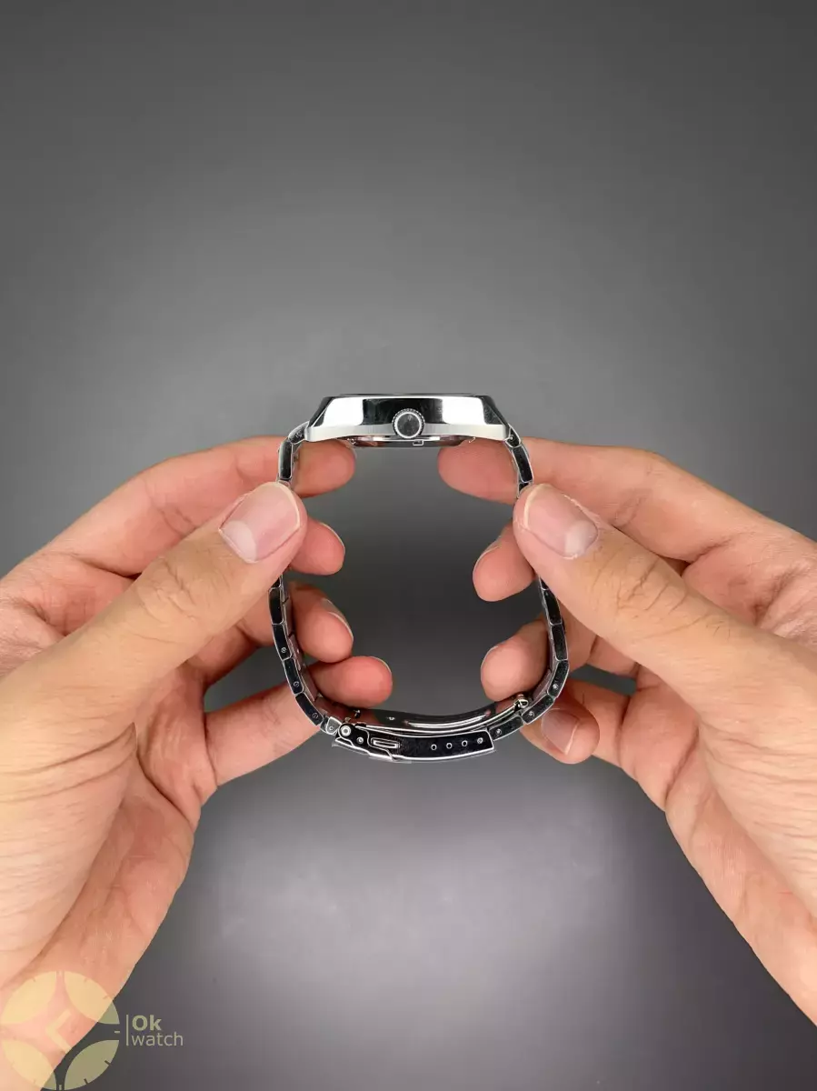 ساعت مچی سیکو دو تقویم بند سیلور صفحه قرمز Seiko