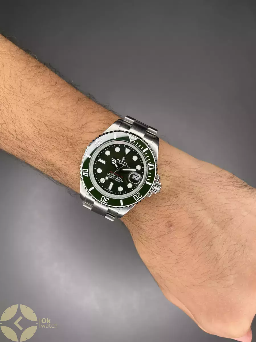 ساعت مچی رولکس سابمارینر اتوماتیک سیلور صفحه سبز Rolex Submariner