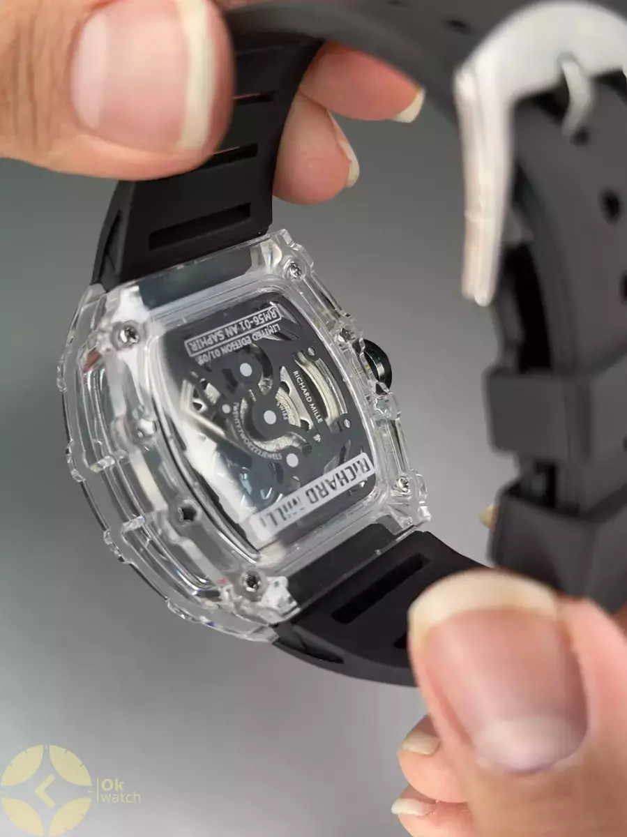 ساعت مچی ریچارد میل کورنوگراف قاب پلاستیکی مشکی  Richard Mille