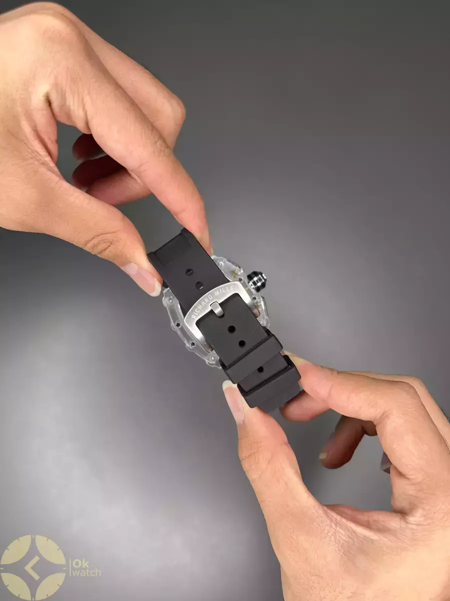 ساعت مچی ریچارد میل کورنوگراف قاب پلاستیکی مشکی  Richard Mille