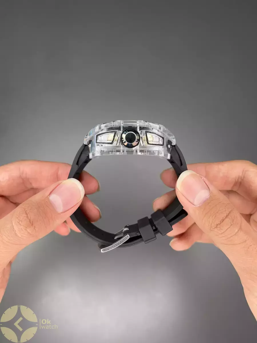 ساعت مچی ریچارد میل کورنوگراف قاب پلاستیکی مشکی  Richard Mille