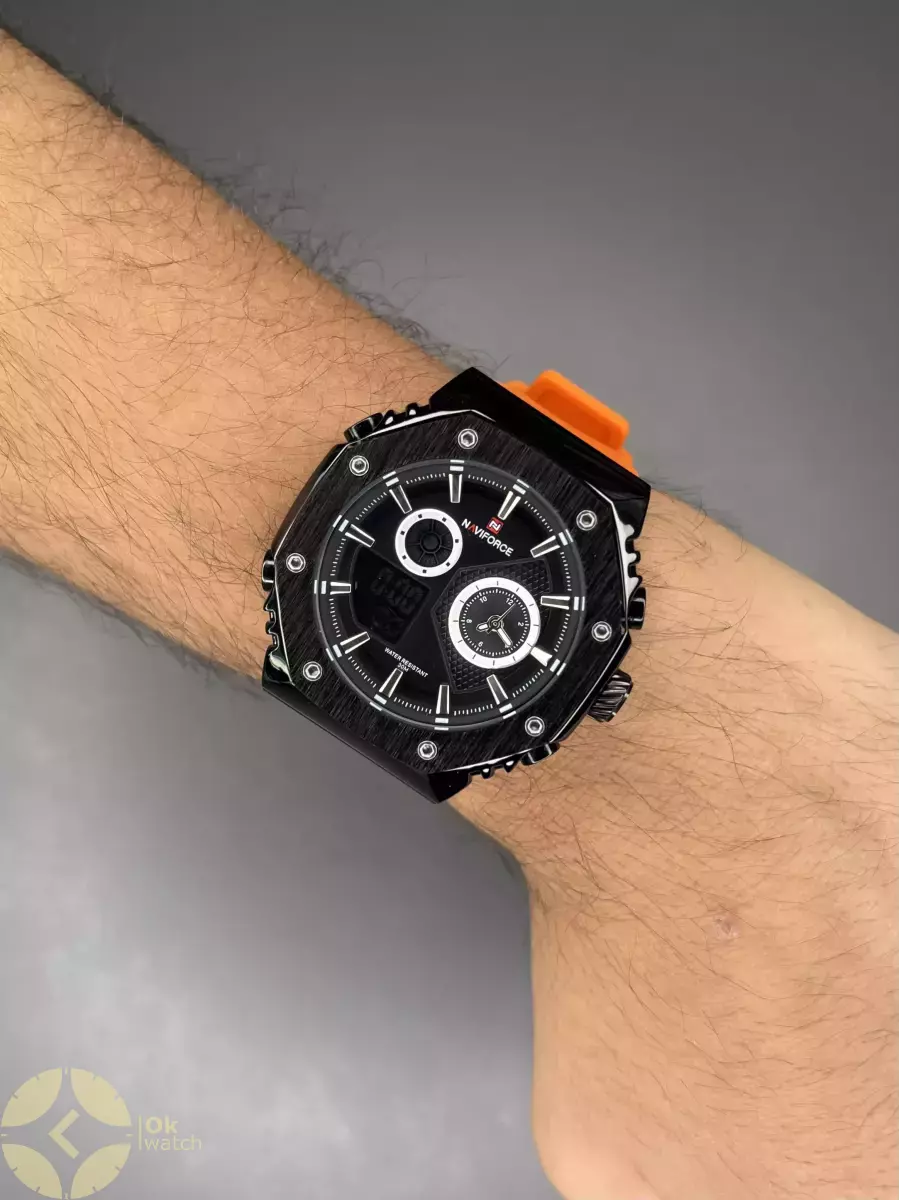 ساعت مچی نیوی فورس بند نارنجی Naviforce