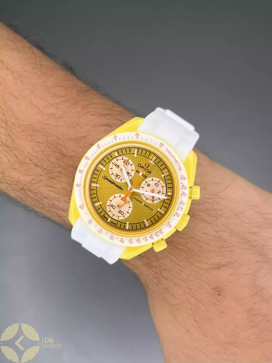 ساعت مچی امگا سواچ رابر ماموریت به خورشید Omega x Swatch Mision to the sun