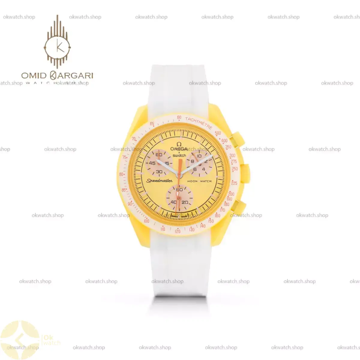 ساعت مچی امگا سواچ رابر ماموریت به خورشید Omega x Swatch Mision to the sun