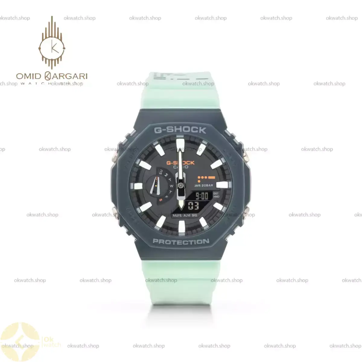 ساعت مچی کاسیو جی-شاک سبز Casio G-Shock LOV-22B-8