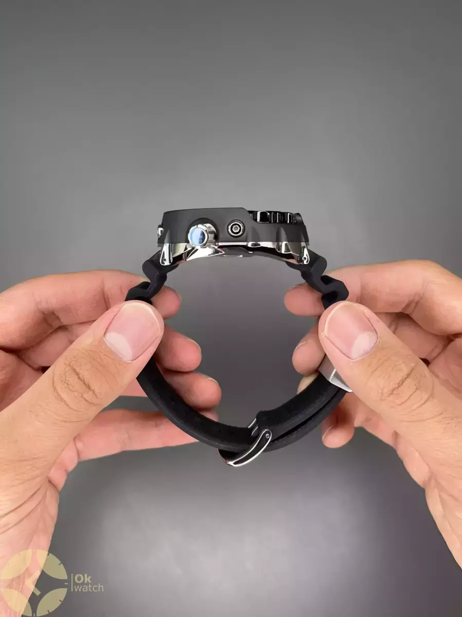 ساعت مچی سیکو غواصی بند رابر صفحه مشکی Seiko