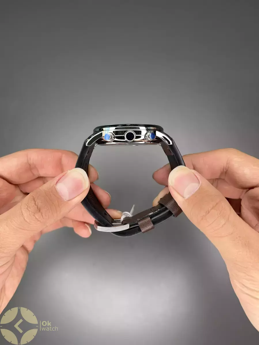 ساعت مچی سیتیزن کورنوگراف بند چرمی قهوه ای Citizen