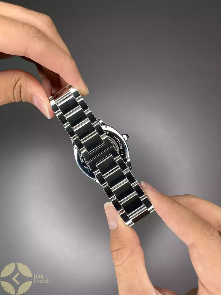 ساعت مچی کارتیه  اوپن هارت بند فلزی صفحه طوسی Cartier