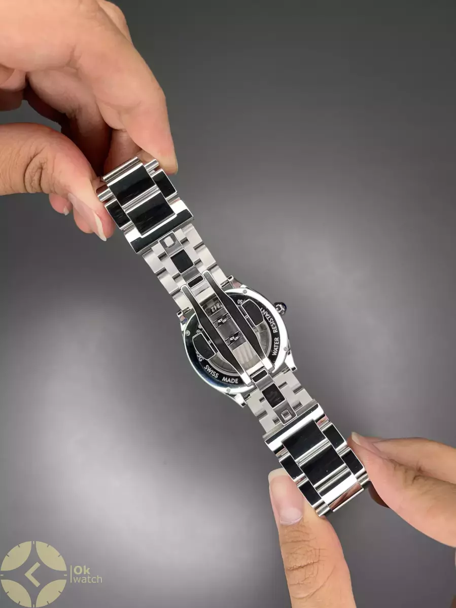 ساعت مچی کارتیه  اوپن هارت بند فلزی صفحه طوسی Cartier