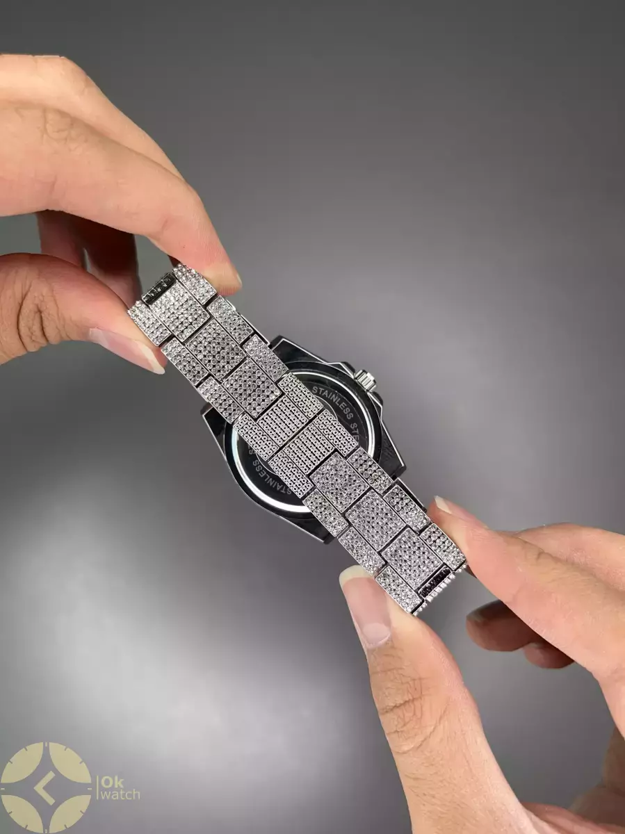 ساعت مچی رولکس دیت جاست فول نگین صفحه سبز Rolex Datejust