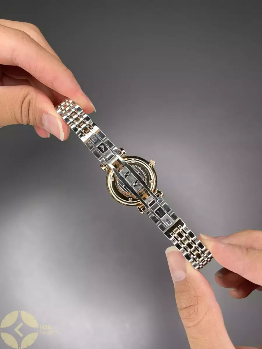 ساعت مچی امپریو آرمانی بند سیلور رزگلد صفحه سفید Emporio Armani