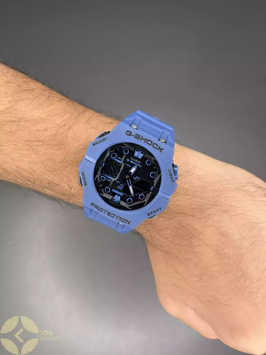 ساعت مچی کاسیو جی-شاک بند آبی Casio G-Shock GA-B001-1A