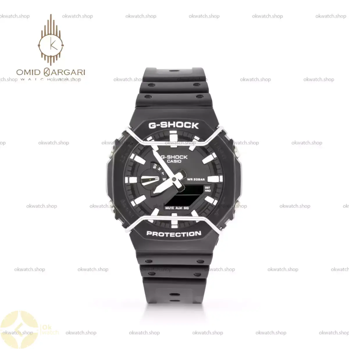 ساعت مچی کاسیو جی-شاک بند مشکی Casio G-Shock GA-2100PT-2ADR