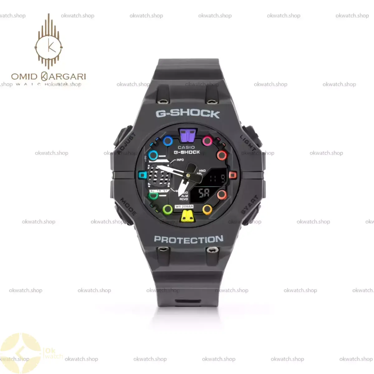 ساعت مچی کاسیو جی-شاک بند مشکی Casio G-Shock GSH010-NN
