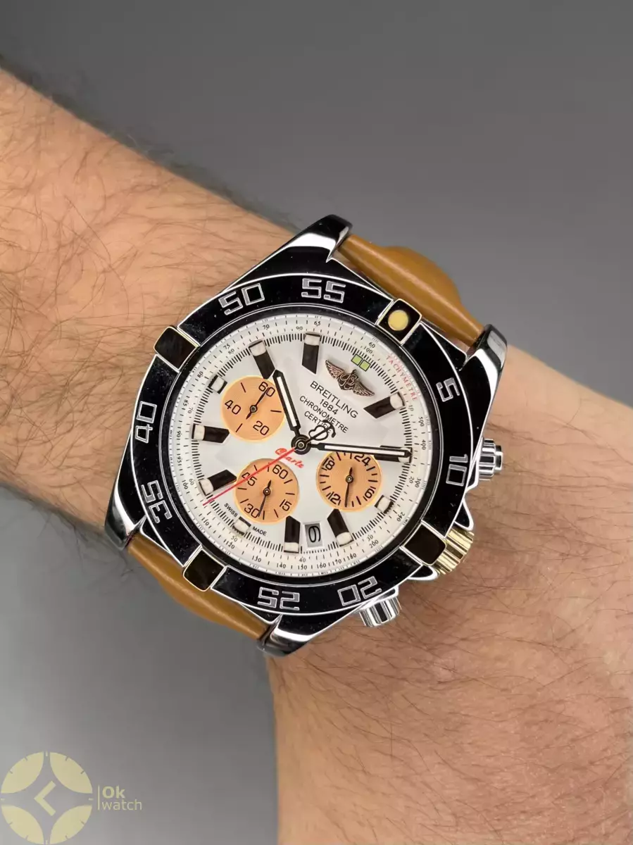 ساعت مچی برایتلینگ کورنوگراف بند چرمی Breitling