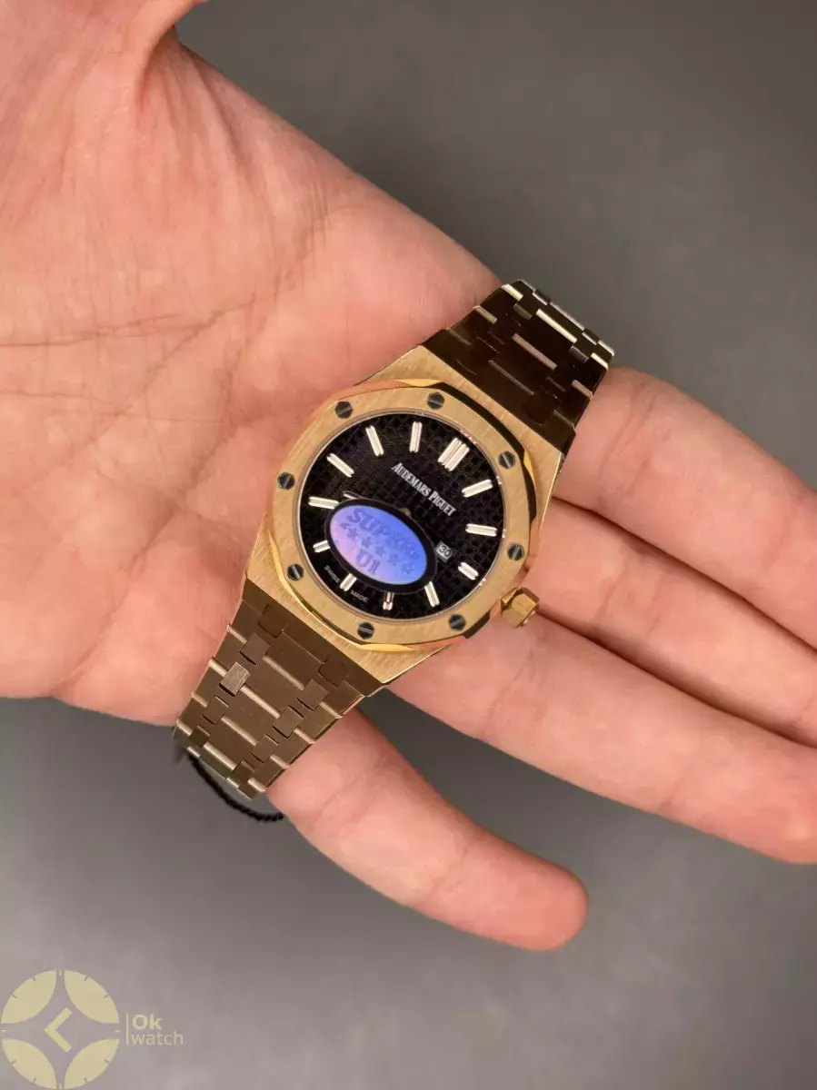ساعت مچی اودمار پیگه بند رزگلد صفحه مشکی Audemars Piguet