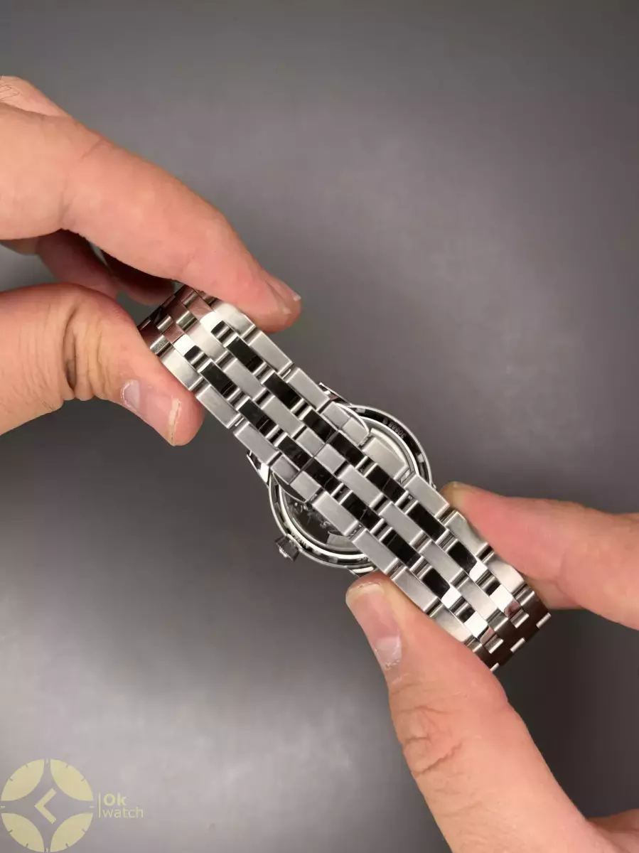 ساعت مچی پتک فیلیپ اوپن هارت بند سیلور صفحه مشکی Patek Philippe Tourbillon