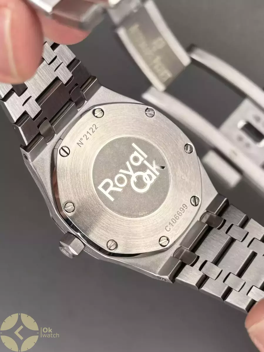ساعت مچی اودمار پیگه باتری بند سیلور صفحه بنفش Audemars Piguet