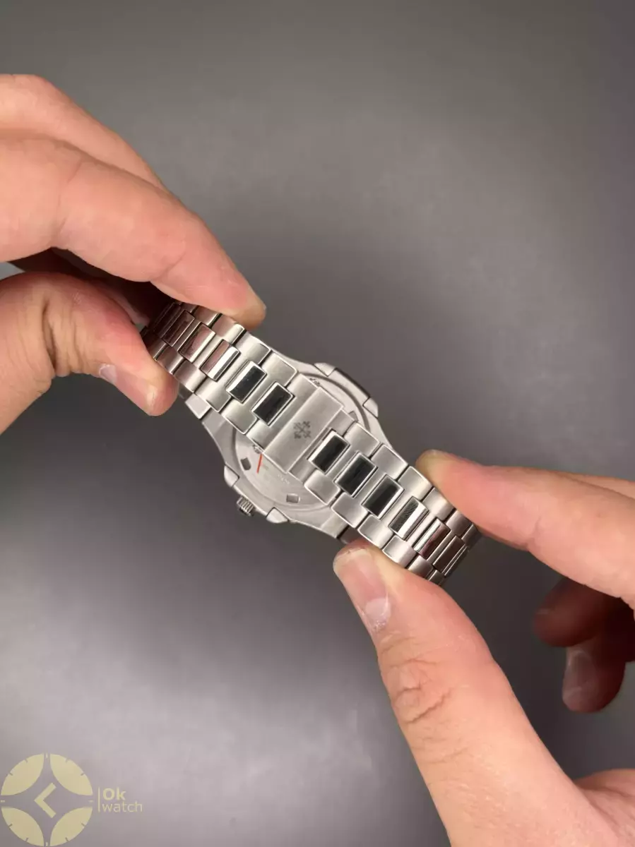 ساعت مچی پتک فیلیپ ناتیلوس صفحه تیفانی بند سیلور Patek  Philippe Nautilus