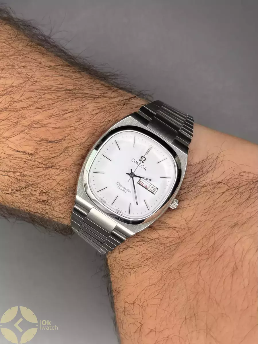 ساعت مچی امگا سیمستر نوستالژی بند سیلور صفحه سفید Omega Seamaster