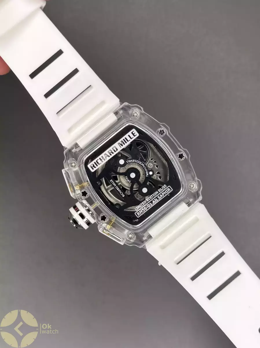 ساعت مچی ریچارد میل کورنوگراف قاب پلاستیکی سفید Richard Mille