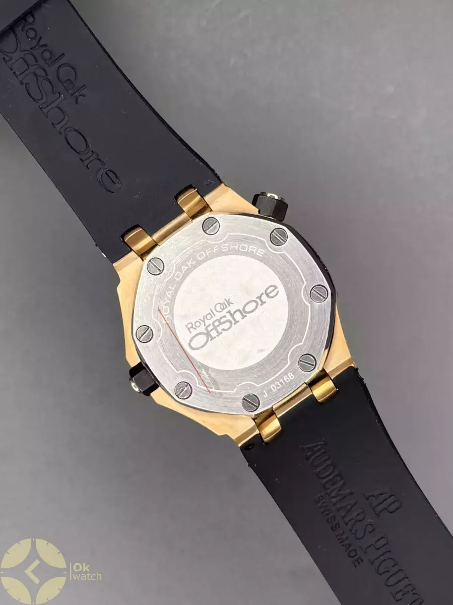 ساعت مچی اودمار پیگه افشور بند مشکی قاب رزگلد Audemars Piguet Offshore