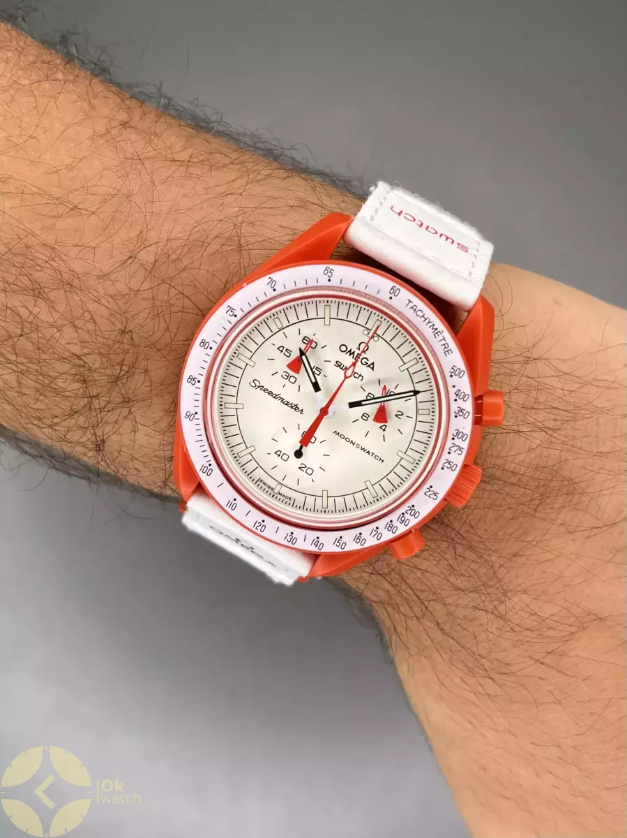 ساعت مچی امگا سواچ ماموریت به مریخ Omega x Swatch Mision to the mars